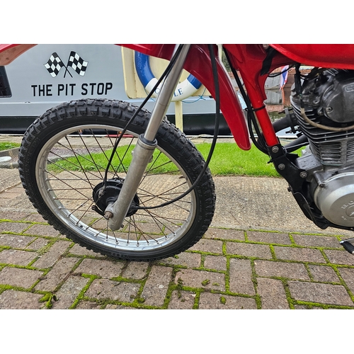 548 - 1982 Honda TL125, 123cc. Registration number ARH 495X. Frame number L125S 5222210. Engine number L12... 