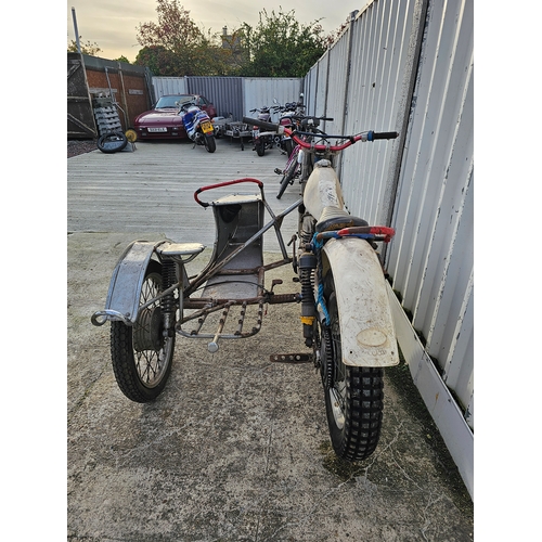 551 - c.1972 Bultaco Sherpa, 350cc trials outfit. Registration number not registered. Frame number 203.011... 