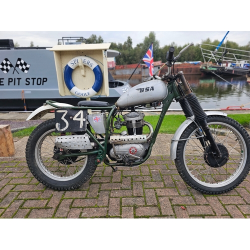 553 - c.1961 BSA C15 trials, 250cc. registration number not registered. Frame number not found. Engine num... 