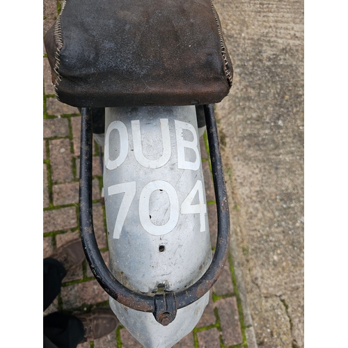 555 - 1951 AJS Model 16 trials, 350cc. Registration number OUB 704. Frame number 3030. Engine number 51/16... 