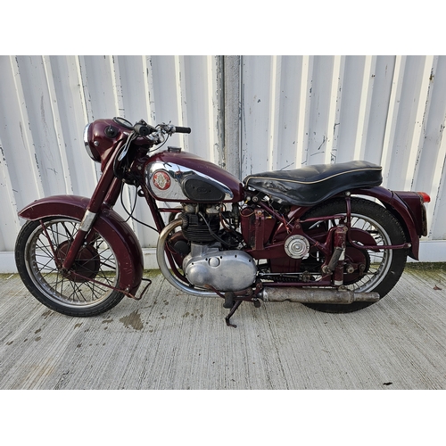 574 - 1954 BSA A7, 500cc. Registration number RSK 198 (non transferrable). Frame number GA7 512971. Engine... 