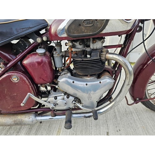 574 - 1954 BSA A7, 500cc. Registration number RSK 198 (non transferrable). Frame number GA7 512971. Engine... 