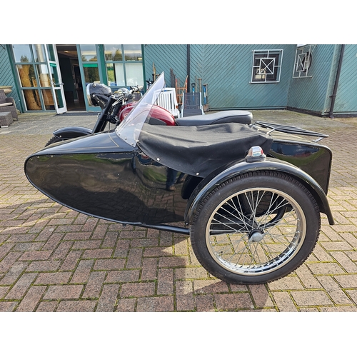 576 - 1962 Panther M120 with Watsonian sidecar, 650cc. Registration number 102 YUE. Frame number 28346. En... 