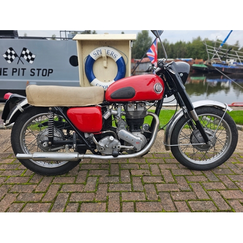 577 - 1959 Ariel Red Hunter 350cc. Registration number 284 UXL (non transferrable). Frame number CAPR 1408... 