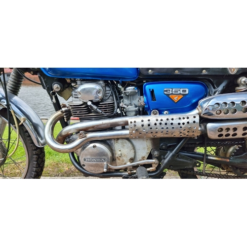 580 - 1971 Honda CB350 CL, 324cc. Registration number EKP 771K. Frame number CL350 4008661. Engine number ... 