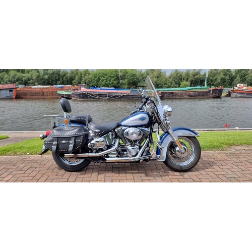 582 - 2000 Harley Davidson FLSTC Heritage Softail, 1450cc. Registration number W517 WGC. Frame number 1HD1... 