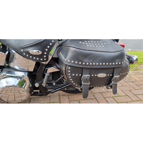 582 - 2000 Harley Davidson FLSTC Heritage Softail, 1450cc. Registration number W517 WGC. Frame number 1HD1... 