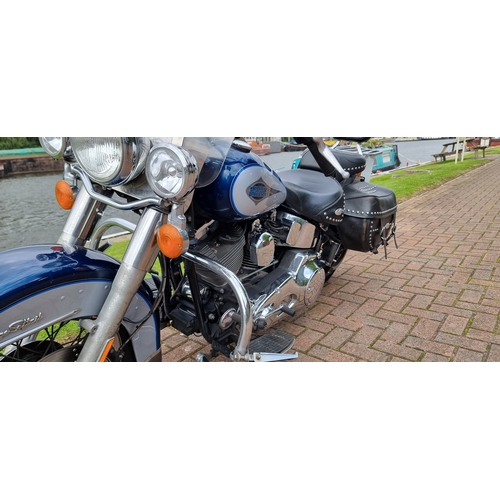 582 - 2000 Harley Davidson FLSTC Heritage Softail, 1450cc. Registration number W517 WGC. Frame number 1HD1... 