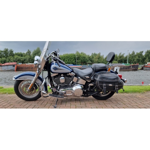 582 - 2000 Harley Davidson FLSTC Heritage Softail, 1450cc. Registration number W517 WGC. Frame number 1HD1... 