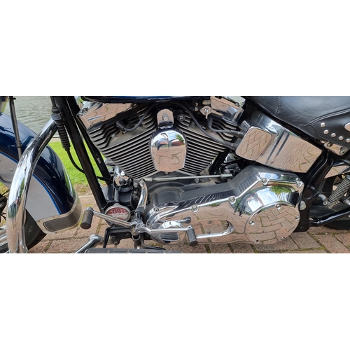 582 - 2000 Harley Davidson FLSTC Heritage Softail, 1450cc. Registration number W517 WGC. Frame number 1HD1... 