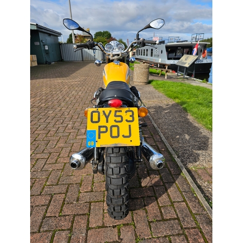 584 - 2003 Moto Guzzi Nevada Club, 744cc. Registration number OY53 POJ. Frame number ZGULK01002M112764. En... 