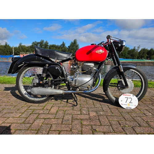 585 - 1954 Moto Gilera 150cc. Registration number XAS 940 (non transferrable). Frame number 188-4798. Engi... 