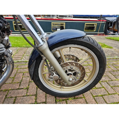 587 - 1994 Yamaha Virago 749cc. Registration number L933 UUY. Frame number 4FY 008318. Engine number 4FY 0... 