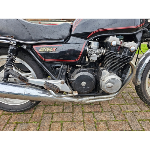 588 - 1980 Honda CB750K, 750cc. Registration number EYP 607V. Frame number RC01-2608126. Engine number RC0... 