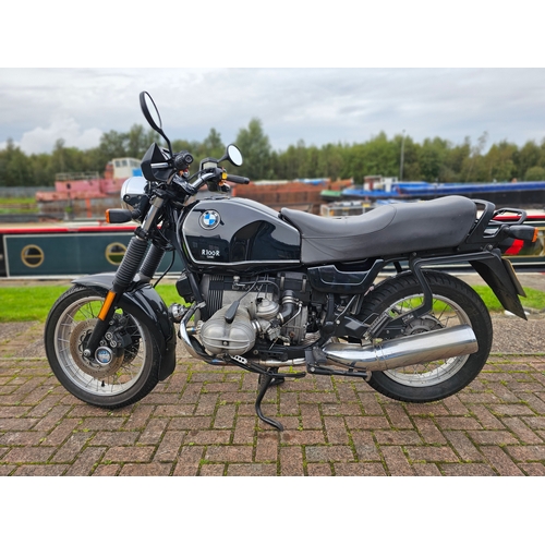 589 - 1996 BMW R100R, 980cc. Registration number N37 SPR. Frame number 0168598. Engine number 06950084.
So... 