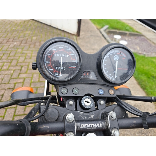 591 - 2010 Yamaha YBR, 124cc. Registration number YT10 WYH. Frame number LBPRE051000295441. Engine number ... 