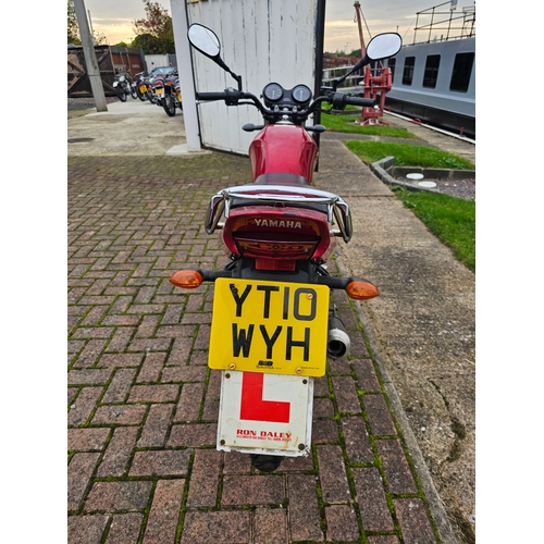 591 - 2010 Yamaha YBR, 124cc. Registration number YT10 WYH. Frame number LBPRE051000295441. Engine number ... 