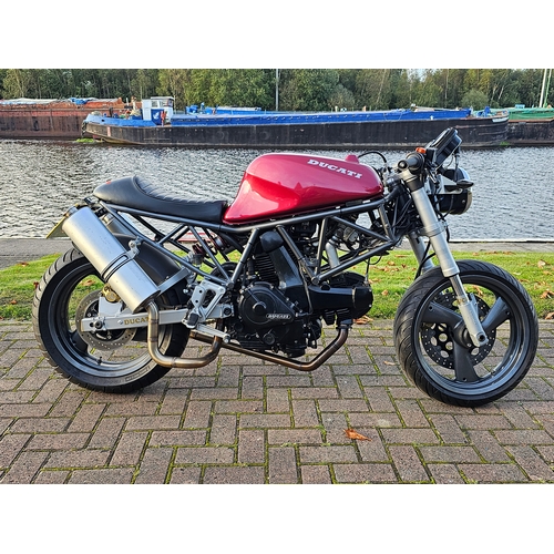 593 - 1998 Ducati 600SS, 600cc. Registration number R986 DVM. Frame number not found. Engine number not fo... 