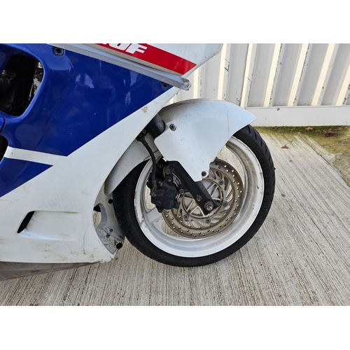 595 - 1989 Honda CBR1000F-K, 999cc. Registration number F629 RUW. Frame number SC21 2001224. Engine number... 