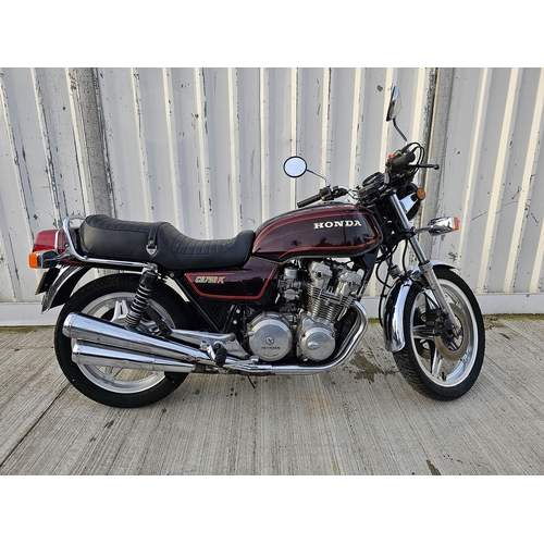 596 - 1980 Honda CB750 K, 748cc. Registration number MVS 551V. Frame number RC01 2017023. Engine number RC... 