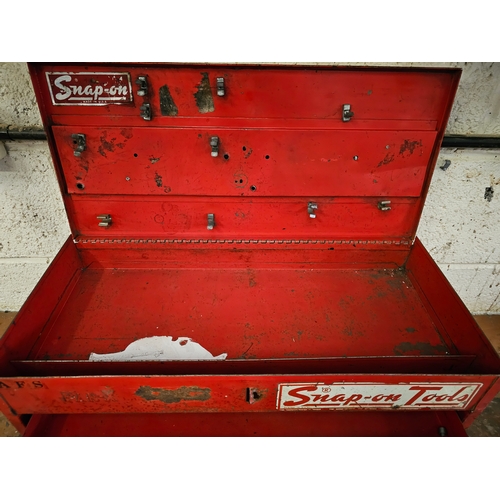 101 - A Snap On three drawer tool chest, 52 x 24 x 28cm