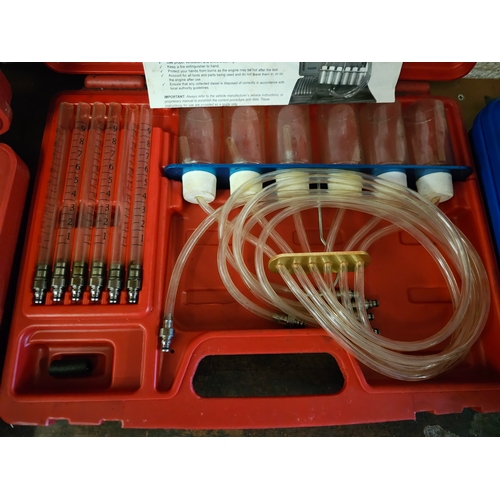 110 - A 15 piece cup oil filter wrench set, a radio removal kit and other tools, mainly unused