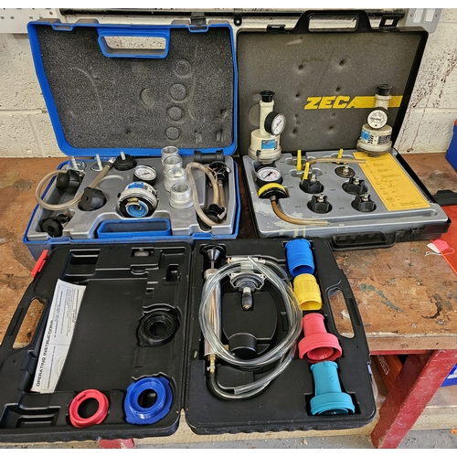 111 - A collection of cooling system testing kit