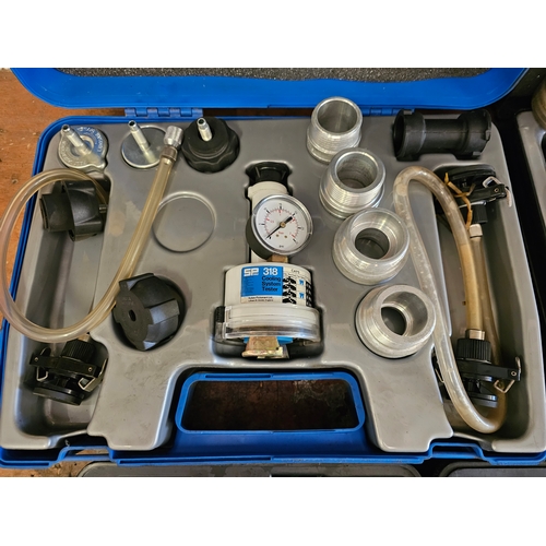 111 - A collection of cooling system testing kit