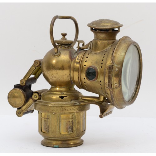 206 - A K.O.R.A brass acetylene lamp, No 264.