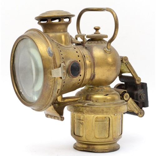 206 - A K.O.R.A brass acetylene lamp, No 264.