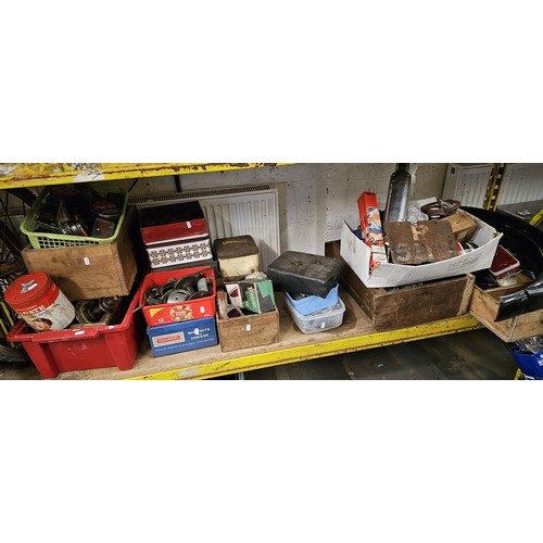 245 - A quantity of British motorcycle parts and spares.