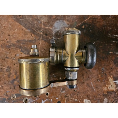 247 - An A.M.A.C brass era carburetor.