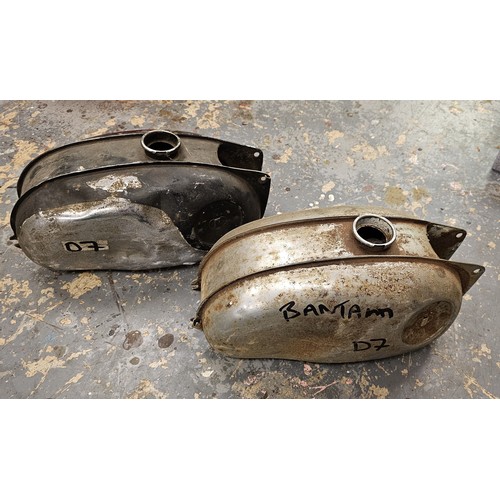 264 - Two Bantam D7 petrol tanks for restoration.