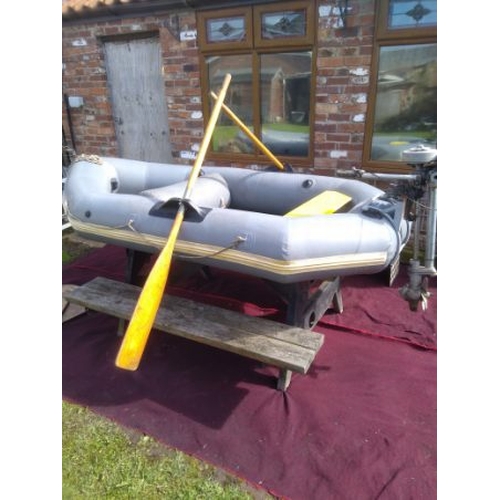 275 - Avon Redcrest inflatable dinghy, with Seagull outboard engine and oars