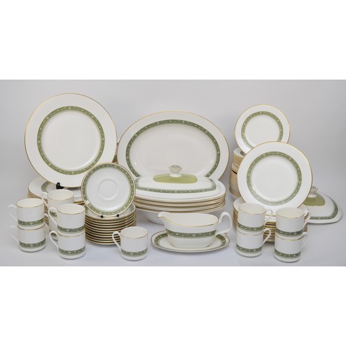 278 - A Royal Doulton bone china Rondelay pattern (H5004) part dinner service, comprising of twelve 20cm p... 