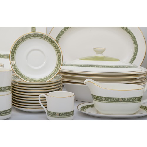 278 - A Royal Doulton bone china Rondelay pattern (H5004) part dinner service, comprising of twelve 20cm p... 