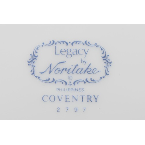 279 - A Legacy by Noritake Coventry pattern bone china part dinner set, comprising of twelve 16cm side pla... 