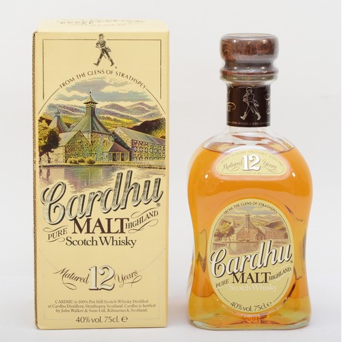 314 - A boxed 75cl bottle of Cardhu 12 year old malt Scotch whisky