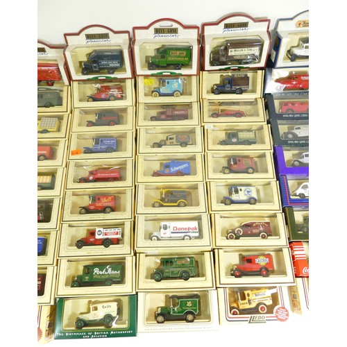 179 - LLedo, a large collection of approximately 70 diecast vehicles to include Walkers Crisps, Coca-Cola,... 