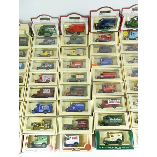 179 - LLedo, a large collection of approximately 70 diecast vehicles to include Walkers Crisps, Coca-Cola,... 