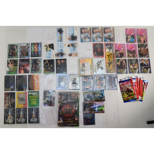 239 - A collection of box topper and promo cards to include Charlie & the chocolate factory, Warriors Reun... 