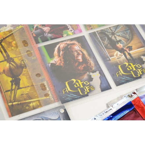 239 - A collection of box topper and promo cards to include Charlie & the chocolate factory, Warriors Reun... 