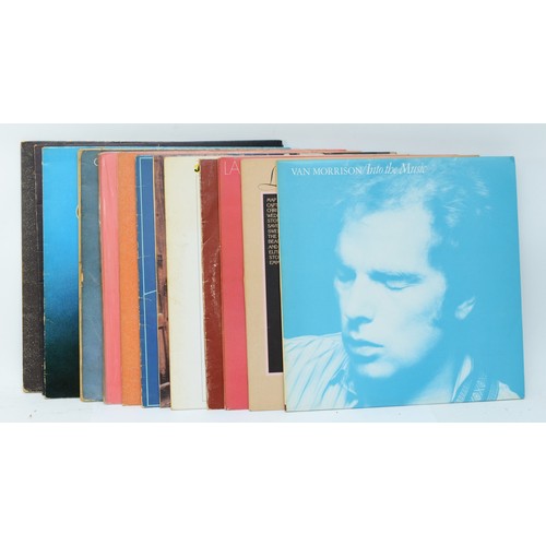 268 - A collection of fifteen vinyl LPs to include artists such as Van Morrison, Finn MacCuill & Laura Nyr... 