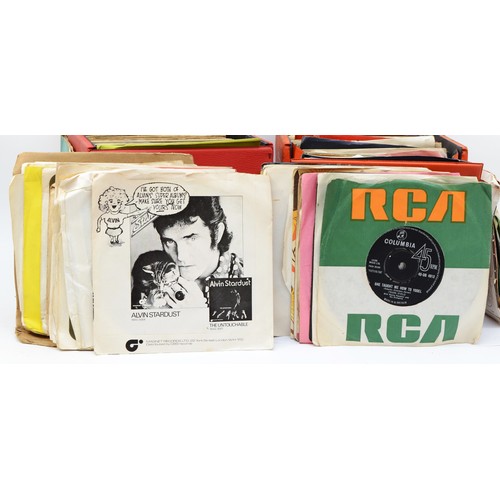 281 - A large collection of approximately 180x 45rpm vinyl LPs, to include artists such as Queen, The Beat... 