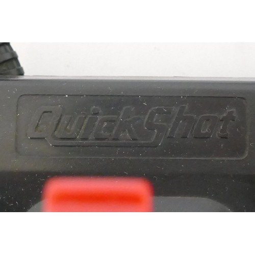 299 - Four computer joysticks for 8 bit machines, to include QuickShot, Archer, and Gum Shot. (4)

Sold on... 