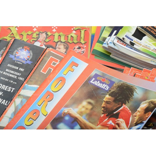 311 - A collection of primarily Nottingham Forest football programmes, circa 1990's - 2000's, together wit... 