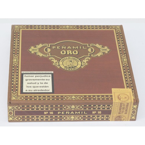 333 - Penamil Oro No16; sealed box of twenty five cigars, manufactured by Cotabex in the Dominican Republi... 