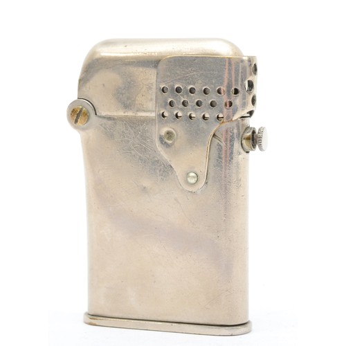 378 - Thorens, a vintage petrol lighter, BRIT. PAT JANUARY 29.1920, No 137.508, with wind guard, 6cm.