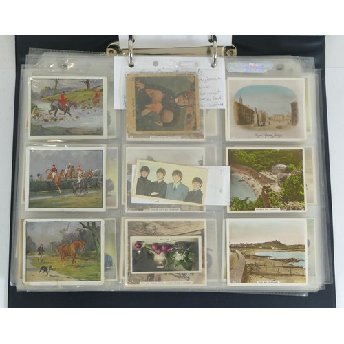 414 - A collection of over one hundred cigarette cards, comprising of several different sets, circa early/... 