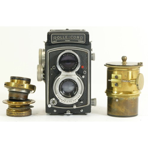 443 - A 20th century Franke & Heidecke Rolleicord camera,, with Schneider-Kreuznach Xenar 1:3.5/75 lens to... 